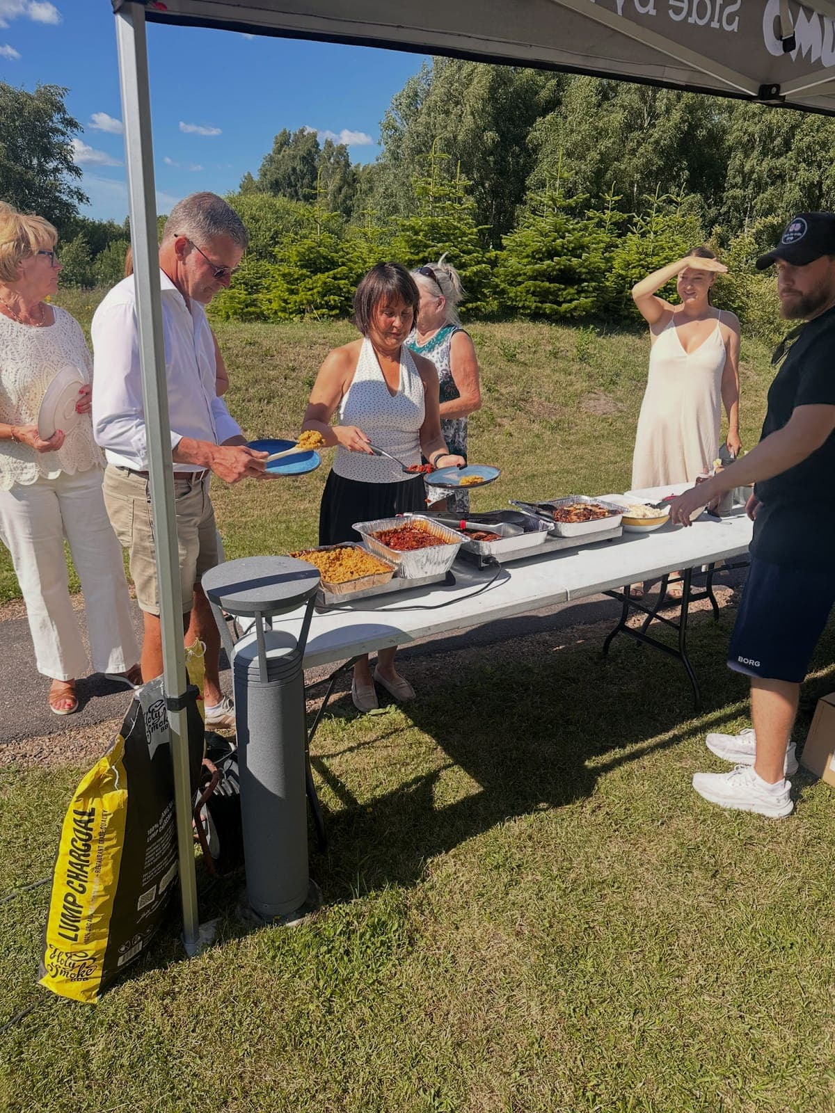 Revbensspjäll glaze under grillning
